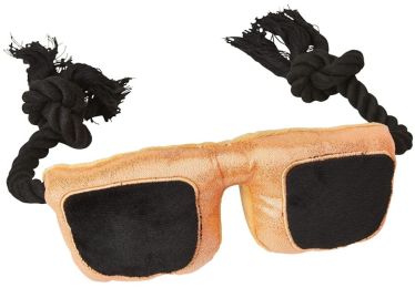 Cosmo Furbabies Sunglasses Rope Plush Dog Toy