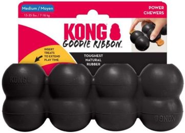 KONG Goodie Ribbon Treat Dispensing Dog Chew Toy Medium