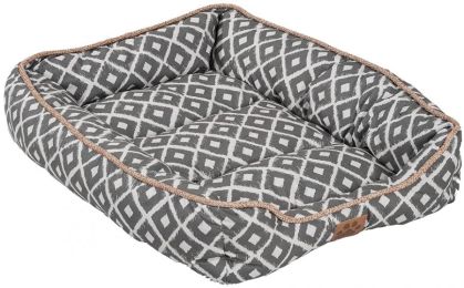 Precision Pet Ikat Snoozzy Drawer Pet Bed Gray