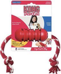 KONG Dental With Floss Rope Chew Toy Medium