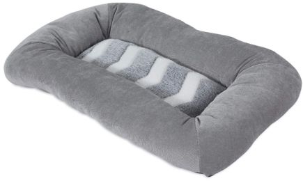 Precision Pet Snoozz ZigZag Mat Pet Bed Gray And White