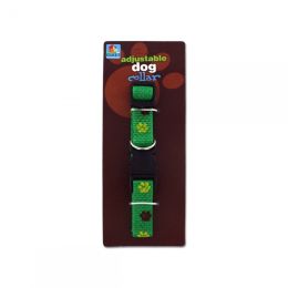 Dog Collar With Paw Print Design DI188