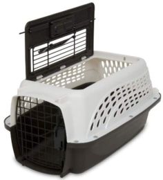 Petmate Two Door Top-Load Kennel White (size: Up to 10 lbs)
