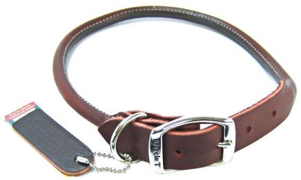 Circle T Latigo Leather Round Collar (size: 24" Long x 1" Wide)