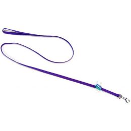 Coastal Pet Nylon Lead - Purple (size: 4' Long x 3/8" Wide)