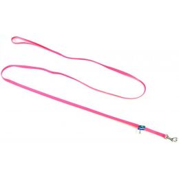 Coastal Pet Nylon Lead - Neon Pink (size: 6' Long x 3/8" Wide)