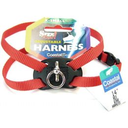 Coastal Pet Size Right Nylon Adjustable Harness - Red (size: X-Small - (Girth Size 10"-18"))