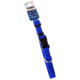 Tuff Collar Nylon Adjustable Collar - Blue (size: 10"-14" Long x 5/8" Wide)