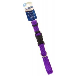 Tuff Collar Nylon Adjustable Collar - Purple (size: 10"-14" Long x 5/8" Wide)