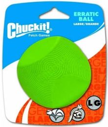 Chuckit Erratic Ball for Dogs (size: Large Ball - 3" Diameter (1 Pack))