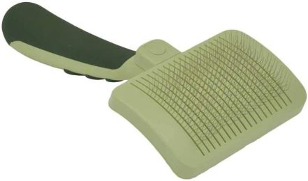 Safari Self Cleaning Slicker Brush (size: Large Dogs - 8" Long x 4.5" Wide)