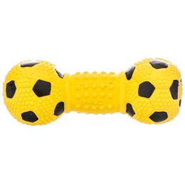Rascals Latex Soccer Ball Dumbbell Dog Toy - Blue (size: 5.5" Long)
