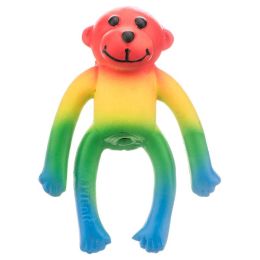 Lil Pals Latex Monkey Dog Toy - Assorted Colors (size: 4" Long)