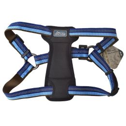 K9 Explorer Sapphire Reflective Adjustable Padded Dog Harness (size: Fits 20"-30" Girth - (1" Straps))