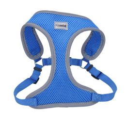 Coastal Pet Comfort Soft Reflective Wrap Adjustable Dog Harness - Blue Lagoon (size: X-Small - 16-19" Girth - (5/8" Straps))
