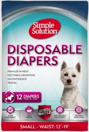 Simple Solution Disposable Diapers (size: Small - 12 Count - (Waist 15"-19"))