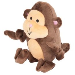 Petmate Zoobilee Stretchies Monkey Dog Toy (size: 5" Long)
