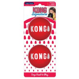 KONG Signature Ball Dog Toy Large (size: 2 count)