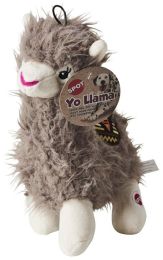 Spot Yo Llama Plush Dog Toy Assorted Colors (size: 1 count)