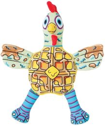 Fat Cat Foodies Chicken 'n Waffles Dog Toy (size: 1 count)