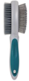 JW Pet Furbuster 2-In-1 Pin and Bristle Brush for Dogs (size: 1 count)