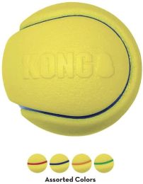 KONG Squeezz Tennis Ball Assorted Colors (size: Large - 1 count)