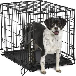 MidWest Contour Wire Dog Crate Single Door (size: Small - 1 count)
