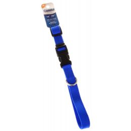 Tuff Collar Nylon Adjustable Collar - Blue (size: 14"-20" Long x 5/8" Wide)