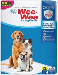 Four Paws X-Large Wee Wee Pads 28" x 34" (size: 14 count)