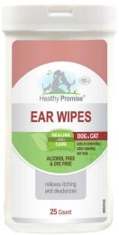 Four Paws Healthy Promise Dog And Cat Ear Wipes (size: 25 Wipes)