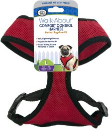 Four Paws Comfort Control Harness - Red (size: Large - For Dogs 11-18 lbs (19"-23" Chest & 13"-15" Neck))