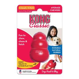 KONG Classic Dog Toy - Red (size: X-Small - Dogs up to 5 lbs (2.25" Tall x .5" Diameter))