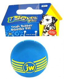 JW Pet iSqueak Ball - Rubber Dog Toy (size: Small - 2" Diameter)