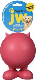 JW Pet Bad Cuz Rubber Squeaker Dog Toy (size: Large - 5" Tall)