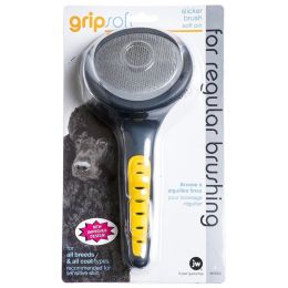 JW Gripsoft Soft Pin Slicker Brush (size: Soft Pin Slicker Brush)