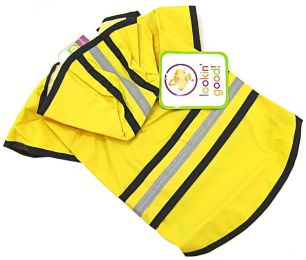 Fashion Pet Rainy Day Dog Slicker - Yellow (size: Small (10"-14" From Neck to Tail))