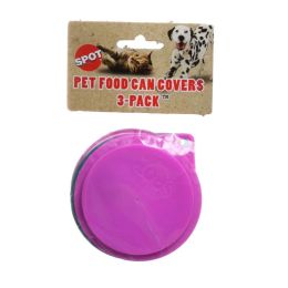Spot Petfood Can Covers - 3 Pack (size: 3.5" Diameter Lids)