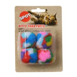 Spot Spotnips Yarn Puffballs Cat Toys (size: 4 Pack)