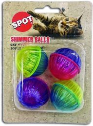 Spot Shimmer Balls Cat Toys (size: 4 Pack)
