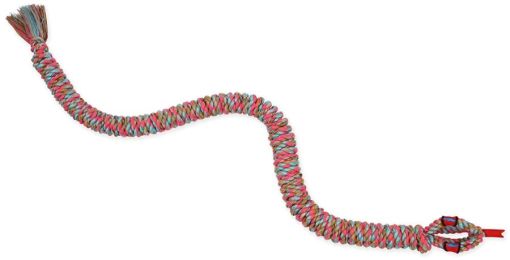 Flossy Chews Snakebiter Tug Rope (size: Large - 46" Long - Assorted Colors)