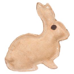 Spot Dura-Fused Leather Rabbit Dog Toy (size: 8" Long x 7.5" High)