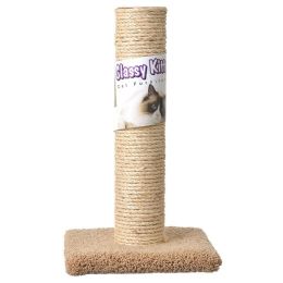 Classy Kitty Cat Sisal Scratching Post (size: 20" High (Assorted Colors))