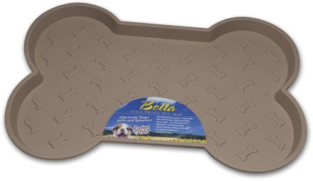 Loving Pets Bella Spill-Proof Dog Mat - Tan (size: Large (21.25"L x 17.5"W))