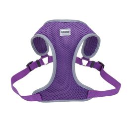 Coastal Pet Comfort Soft Reflective Wrap Adjustable Dog Harness - Purple (size: Medium - 22-28" Girth - (3/4" Straps))