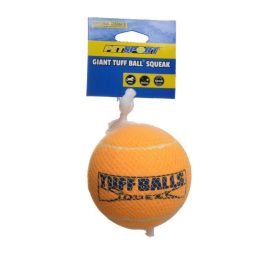 Petsport USA Tuff Ball Squeak Dog Toy (size: Giant - 1 Pack - (4" Diameter Ball))
