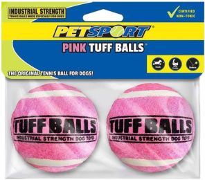 Petsport Tuff Ball Dog Toy Pink (size: 2 count)