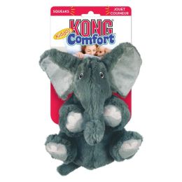 KONG Comfort Kiddos Elephant Plush Dog Toy Extra Small (size: 1 count)