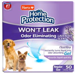 Hartz Home Protection Lavender Scent Odor Eliminating Dog Pads - Regular (size: 50 Count)